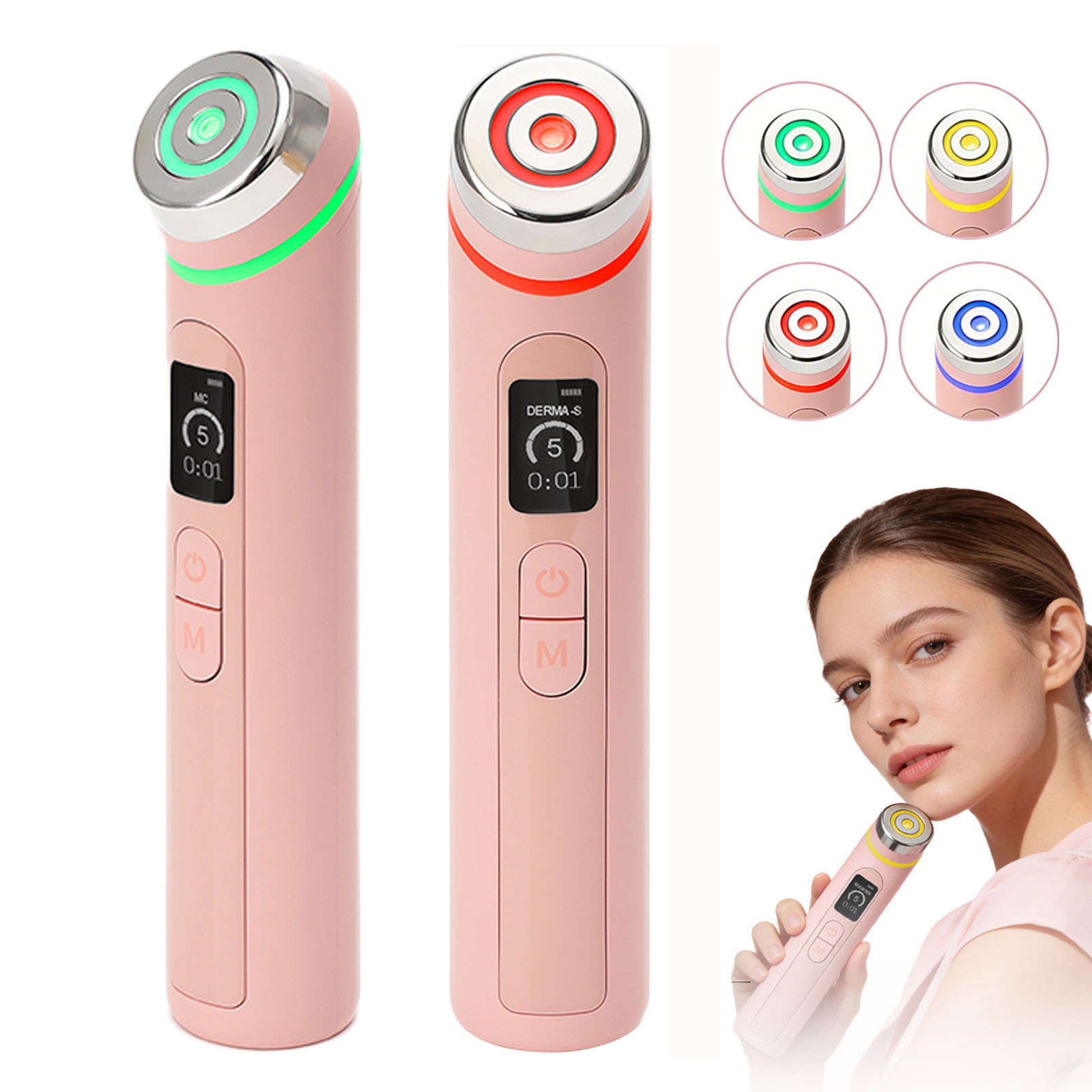 Home Gym Pro - Masseur facial micro-courant EMS 4 couleurs
