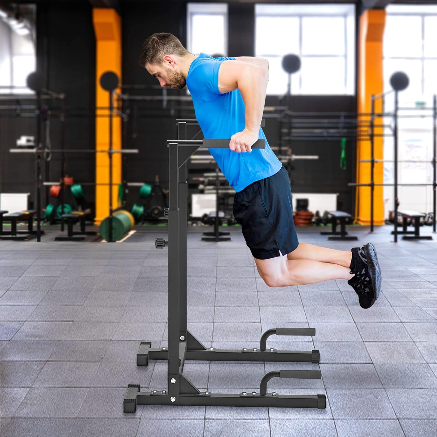 Home Gym Build - Barres parallèles en métal pour pompes,