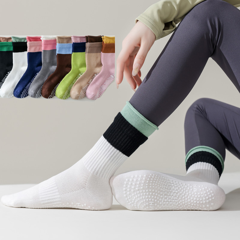 Home Gym Pro - Chaussettes de Yoga antidérapantes en Silicone