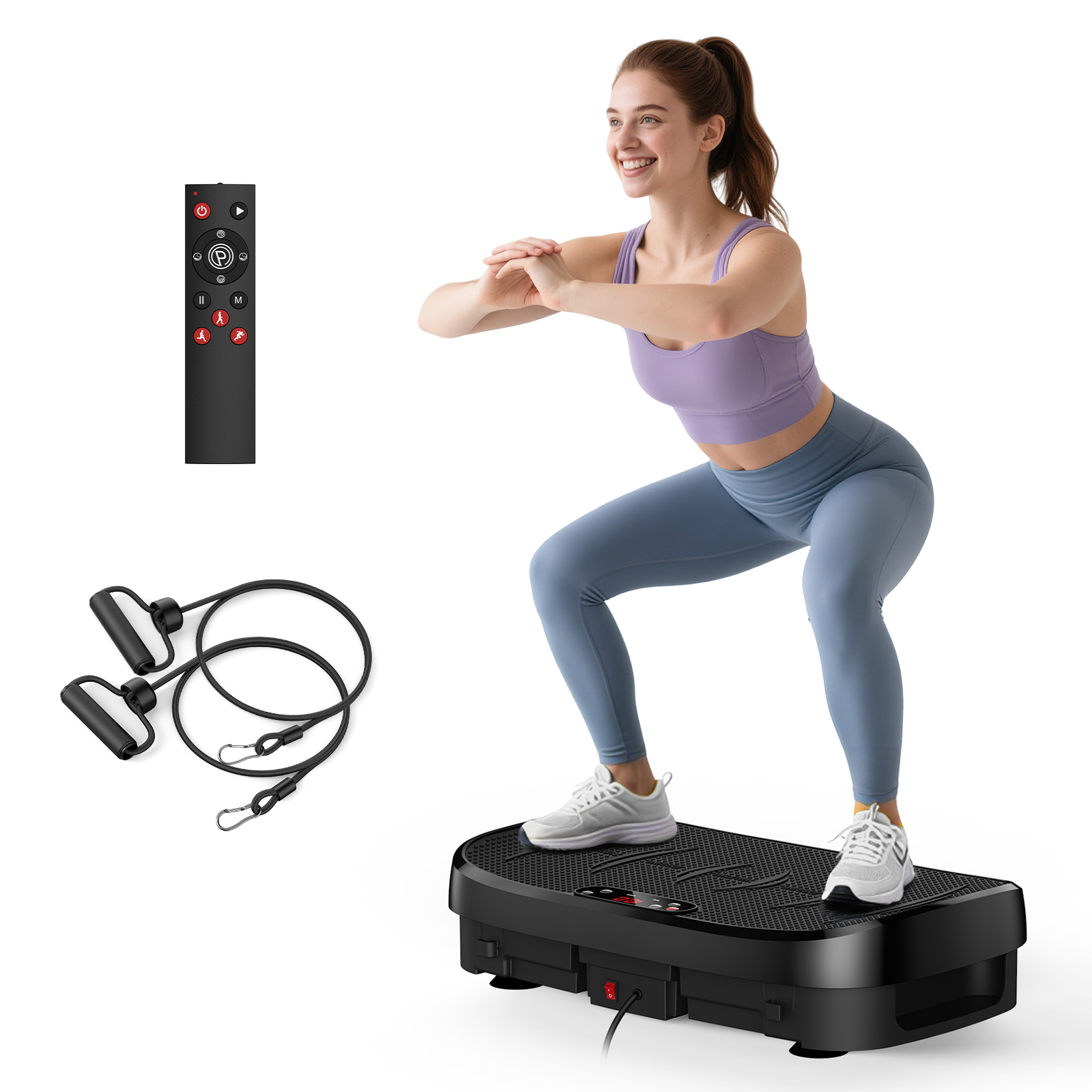 Treadmill Home Gym - Plateforme vibrante pour brûler les graisses,