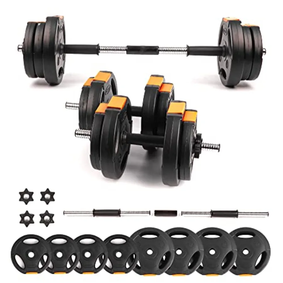 Home Gym Design - Ensemble d'haltères réglables 2 en 1