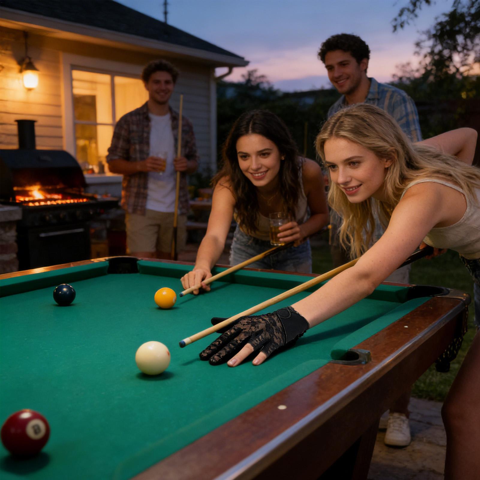 Home Gym Outdoor - Gant de billard en dentelle pour