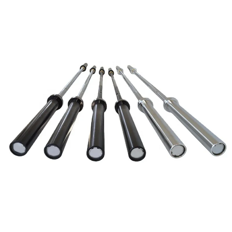 Olympic Barbell 20Kg - Barre de musculation chromée personnalisée, équipement