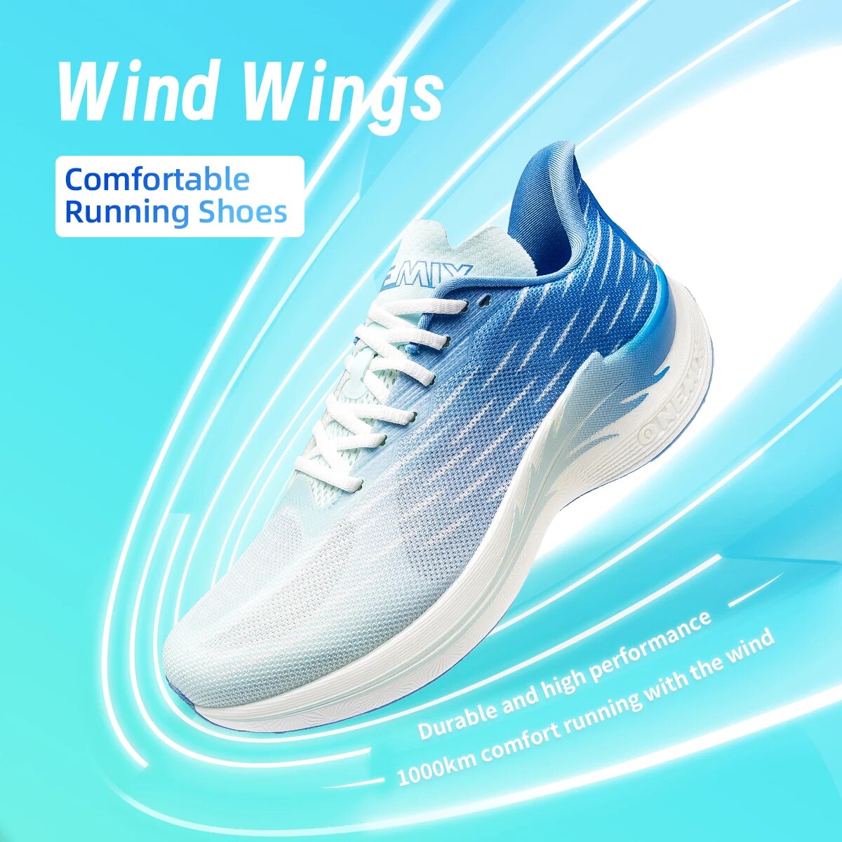 Speed Parachute Sprint - Onemix-Chaussures de course légères et respirantes