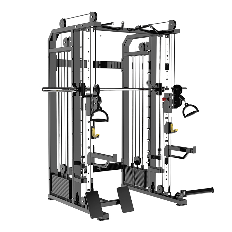Home Gym Cable Machine With Weight Stack - Machine multifonctionnelle Smith Bird Rack pour