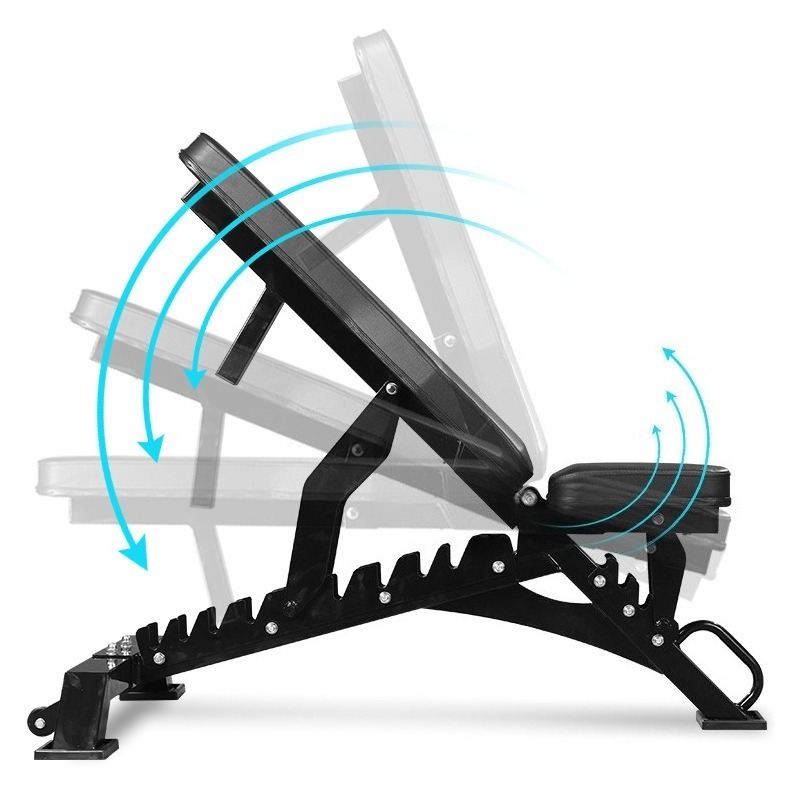 Home Gym Design - Banc de musculation réglable en métal,