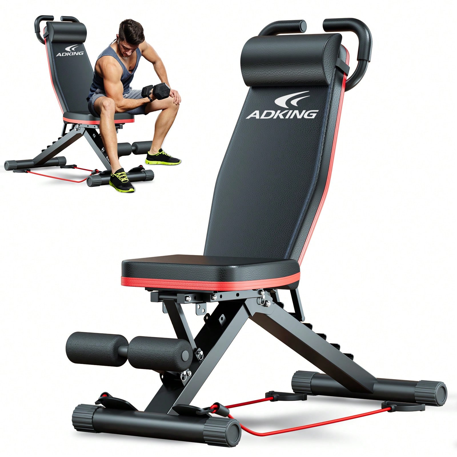 Preacher Curl Pad - Banc de musculation standard, ensemble de