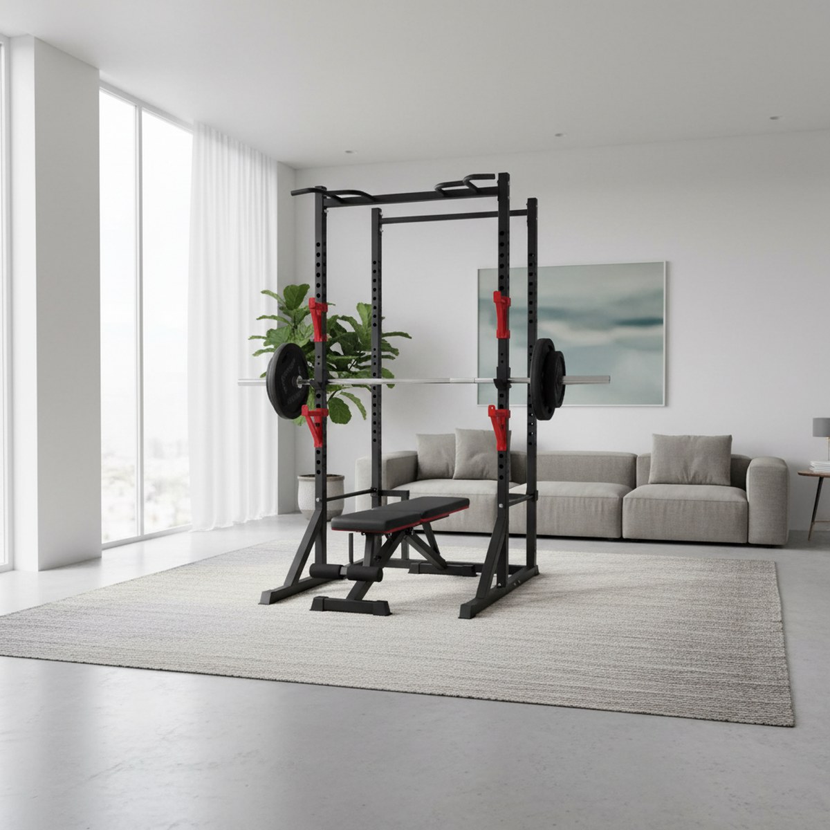 Rack de musculation réglable a - Home Gym Gym Equipment avis et prix