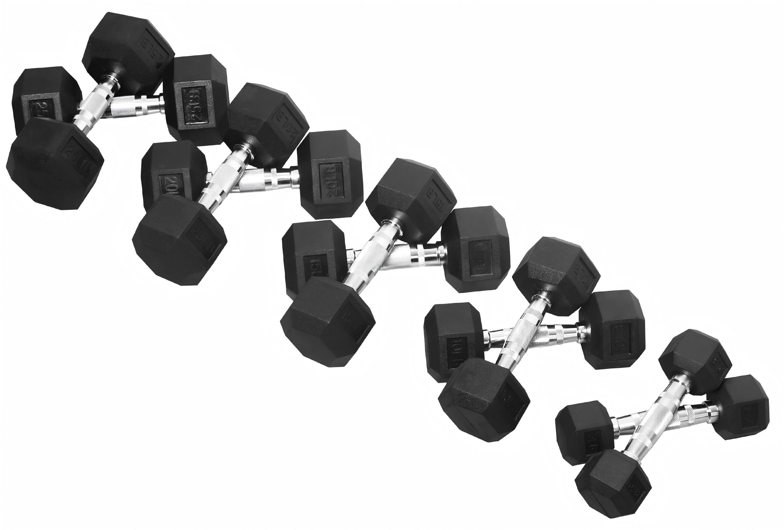 Haltères hexagonaux en caoutch - Home Gym Build avis et prix