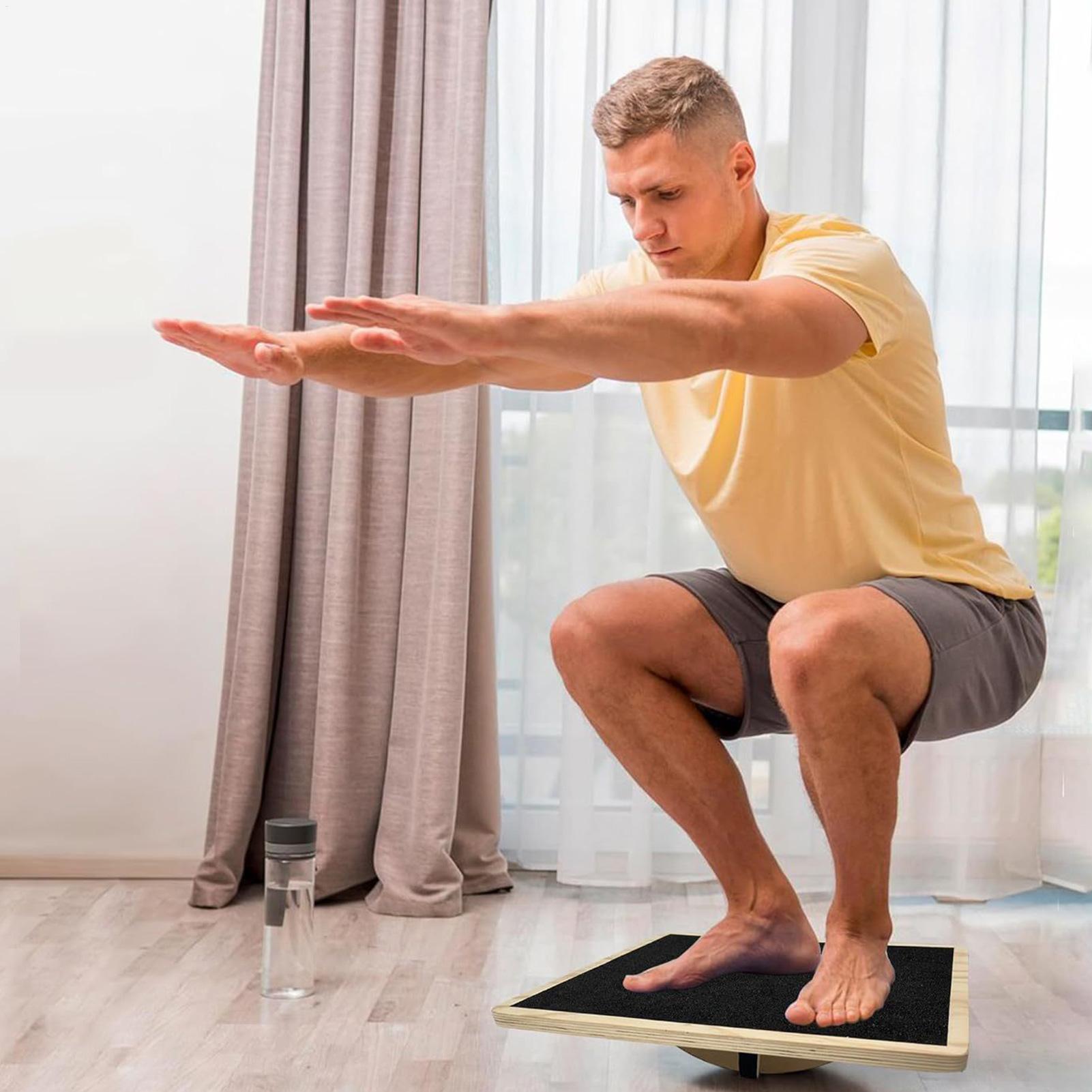 Planche d'équilibre en bois an - Home Gym In Apartment avis et prix