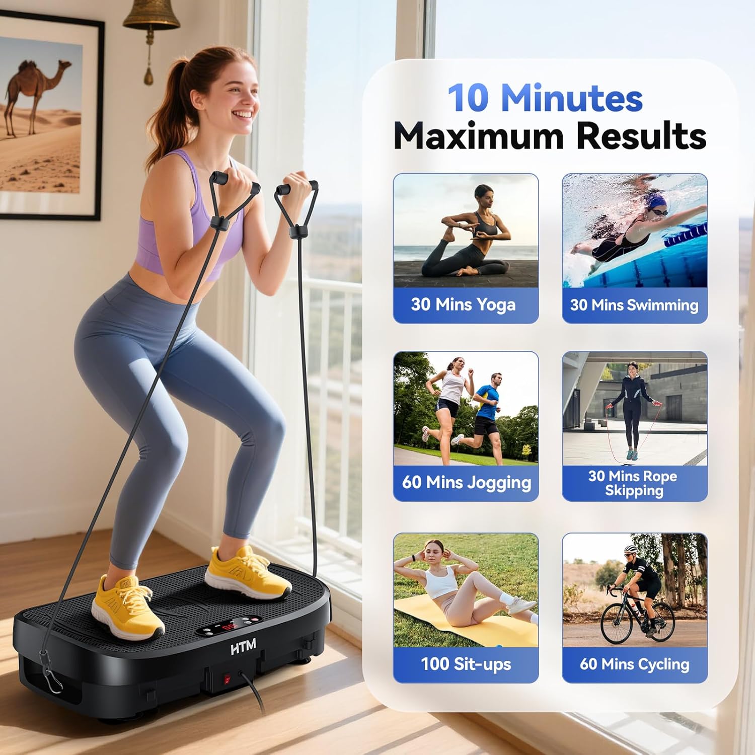 Plateforme vibrante pour brûle - Treadmill Home Gym avis et prix
