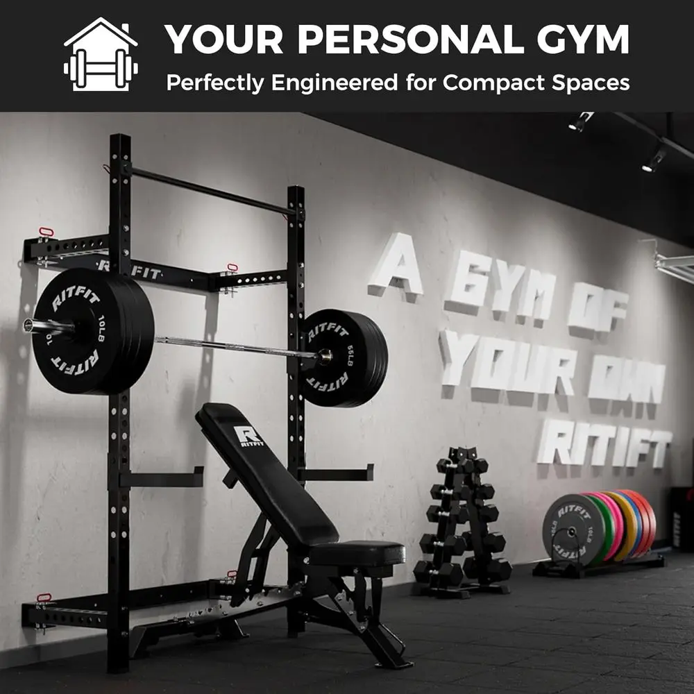 Rack de squat mural compact po - Home Gym Design avis et prix