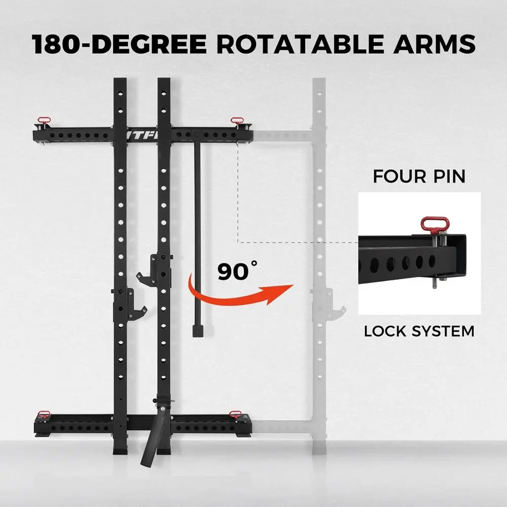 Rack de squat mural compact po - Home Gym Design avis et prix