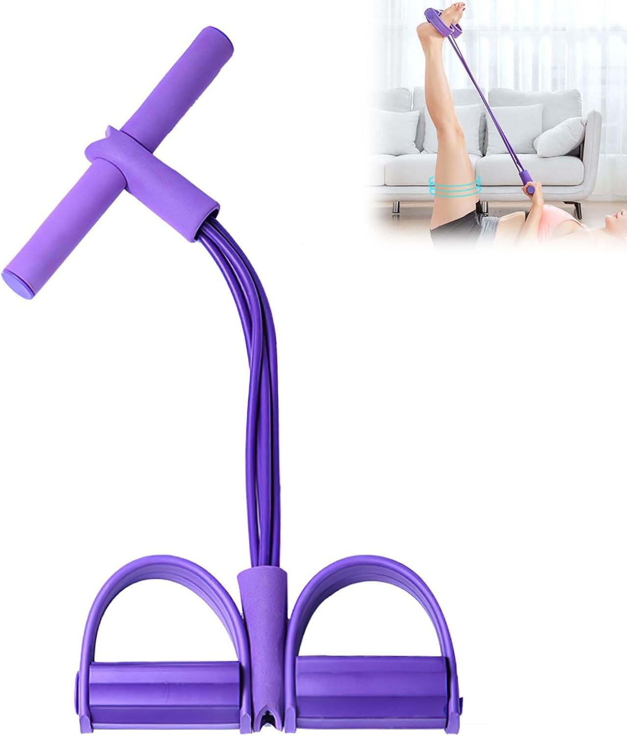 Bande de résistance à pédale 4 - Home Gym Youtube avis et prix