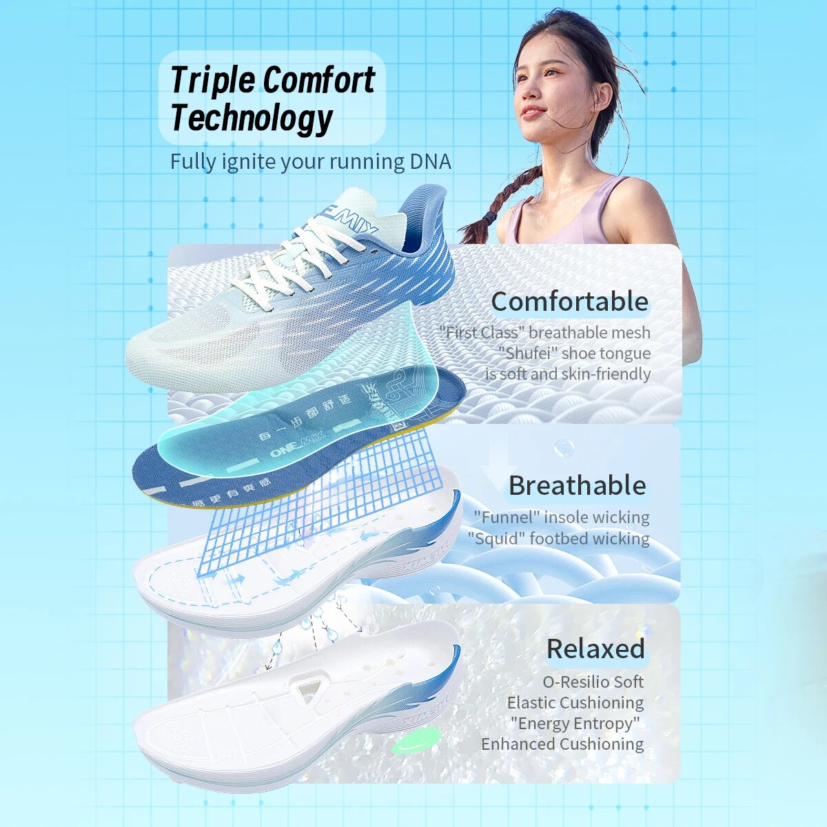 Chaussures de course respirant - Speed Parachute Sprint avis et prix