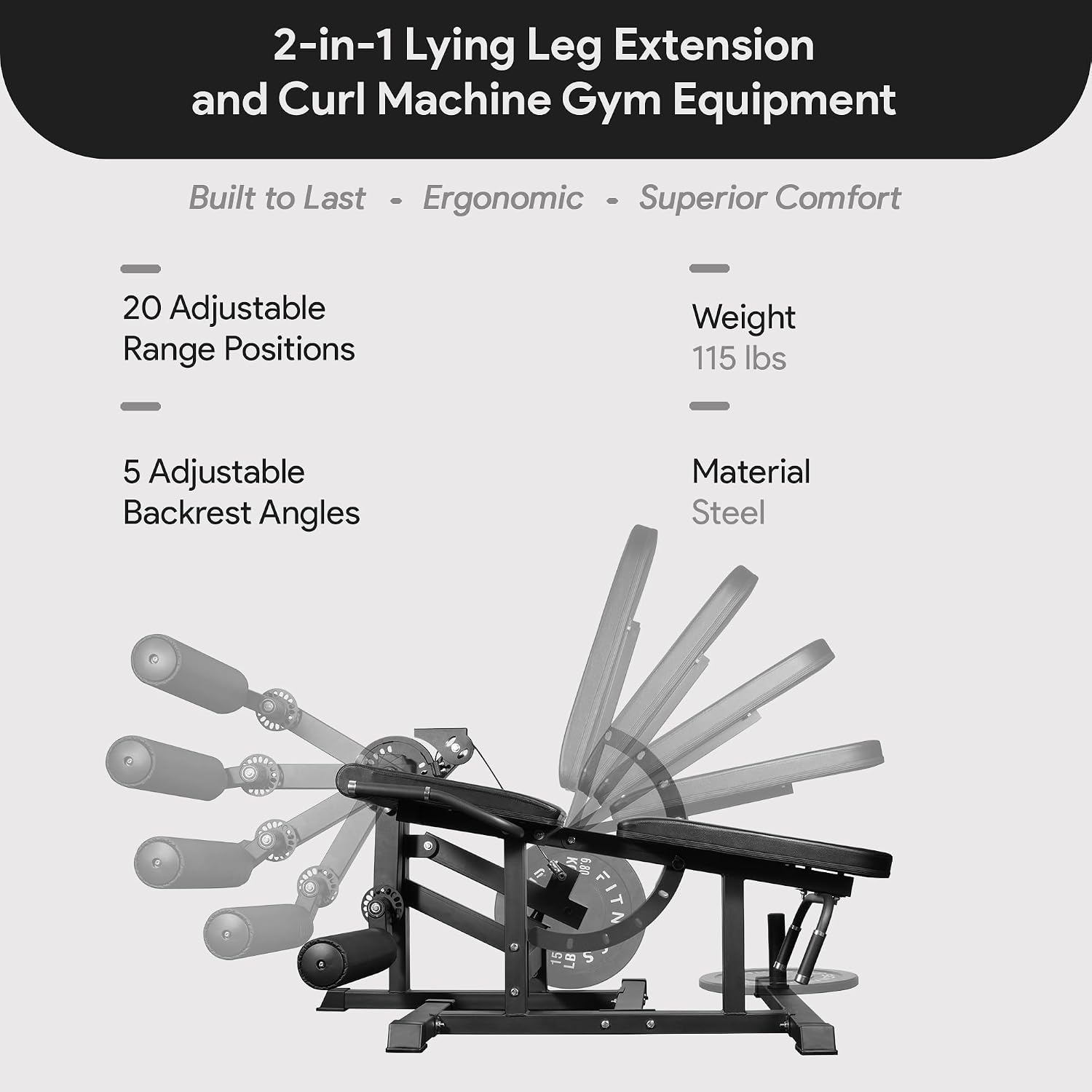 Machine 2-en-1 d'extension et  - Home Gym Leg Extension Machine avis et prix