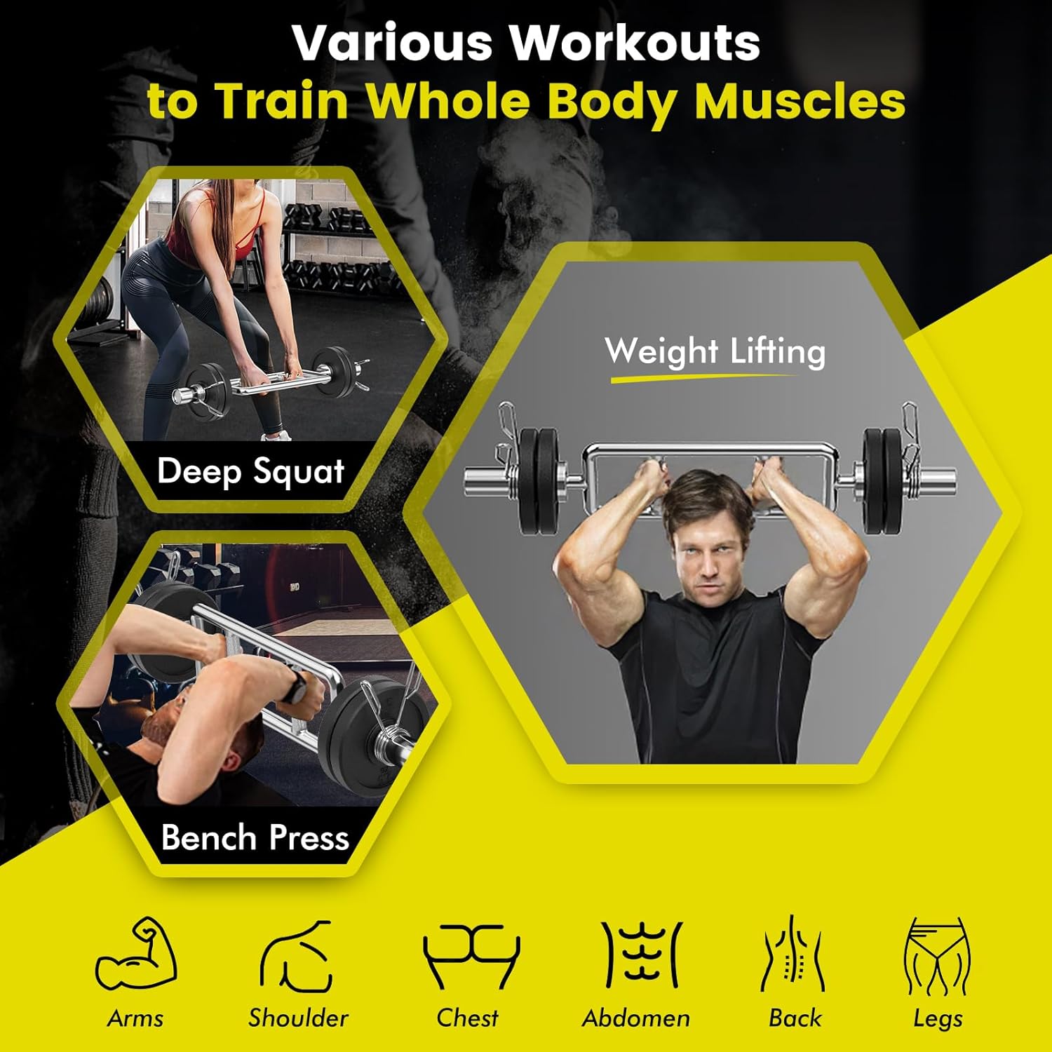 Barre de triceps en acier pour - Olympic Barbell 20Kg avis et prix